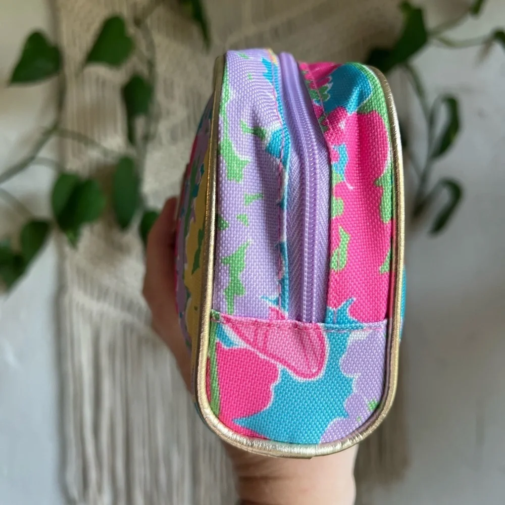 Lilly Pulitzer x Estée Lauder Floral Cosmetic Bag Makeup Pouch Travel Case
